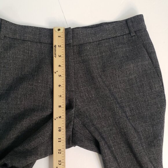 James Jeans Trouser Pant Cuffed Tencel Stretch Pockets Office USA Black/Gray SZ - Picture 9 of 9